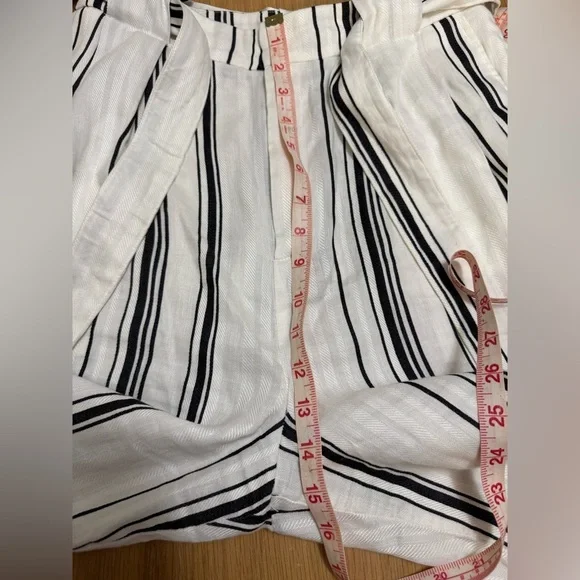 Ted Baker London Women’s Striped Tie Waist Cropped Pants Size 3 (US 8) - Picture 9 of 11